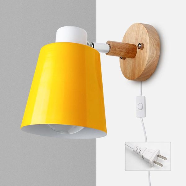 wall lamps nordic lamp with plug iron e27 macaroon 6 color bedside led eu/us sconces switch
wall lamps nordic lamp with plug iron e27 macaroon 6 color bedside led eu/us sconces switch