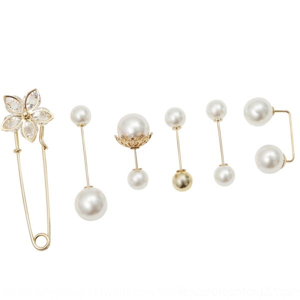 opj brooch pin fixed clothing neckline light proof clothes pearl pearl button waist brooches changed pins to small waist skirt shrinks arti, Gray
opj brooch pin fixed clothing neckline light proof clothes pearl pearl button waist brooches changed pins to small waist skirt shrinks arti, Gray