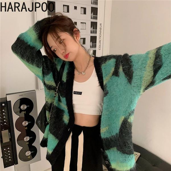 women's knits & tees harajpoo ladies clothing tie dye knit korean ins fashion spring fall 2021 loose vintage lazy v neck cardigan singl, White
women's knits & tees harajpoo ladies clothing tie dye knit korean ins fashion spring fall 2021 loose vintage lazy v neck cardigan singl, White