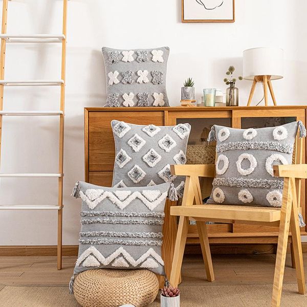 cushion/decorative pillow cover home tassels cushion decor boho pillowcase handmade woven sofa bedroom living room decoration 45x45cm
cushion/decorative pillow cover home tassels cushion decor boho pillowcase handmade woven sofa bedroom living room decoration 45x45cm