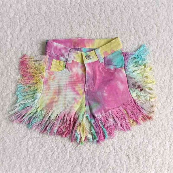 baby girl summer colorful fringed tie-dye denim shorts fashion design rts no moq kid clothes boutique wholesale, Blue
baby girl summer colorful fringed tie-dye denim shorts fashion design rts no moq kid clothes boutique wholesale, Blue