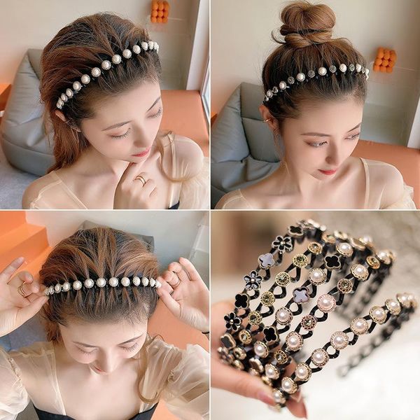hair accessories fashion pearl non-slip hairbands ladies rhinestone bands hoop elastic headbands girls headdress
hair accessories fashion pearl non-slip hairbands ladies rhinestone bands hoop elastic headbands girls headdress