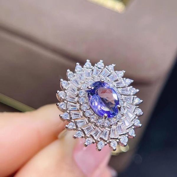 cluster rings big stone luxurious ring tanzanite real and natural 925 sterling silver fine women jewelry, Golden;silver
cluster rings big stone luxurious ring tanzanite real and natural 925 sterling silver fine women jewelry, Golden;silver