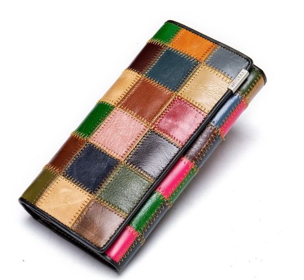 shining genuine leather wallets for women long bracelet clutch purse patchwork design female card holder coin bag, Red;black
shining genuine leather wallets for women long bracelet clutch purse patchwork design female card holder coin bag, Red;black