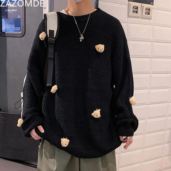 men's sweaters zazomde knit sweater male clothing 3d bear pullover winter coat hip hop knitwear japan streetwear 2021 men, White;black
men's sweaters zazomde knit sweater male clothing 3d bear pullover winter coat hip hop knitwear japan streetwear 2021 men, White;black