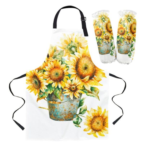 aprons sunflower yellow watercolor apron kitchen baking accessories home cooking for men women
aprons sunflower yellow watercolor apron kitchen baking accessories home cooking for men women