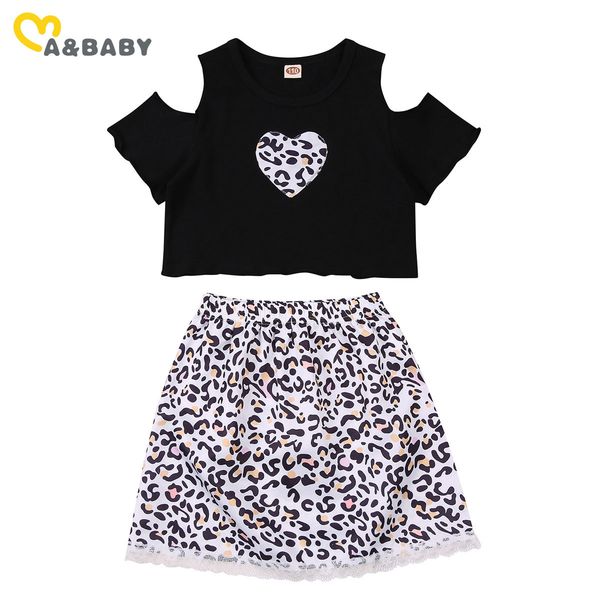 2-7y summer fashion child kid baby girl clothes set off shoulder heart print t shirt leopard skirts outfits costumes 210515, White
2-7y summer fashion child kid baby girl clothes set off shoulder heart print t shirt leopard skirts outfits costumes 210515, White