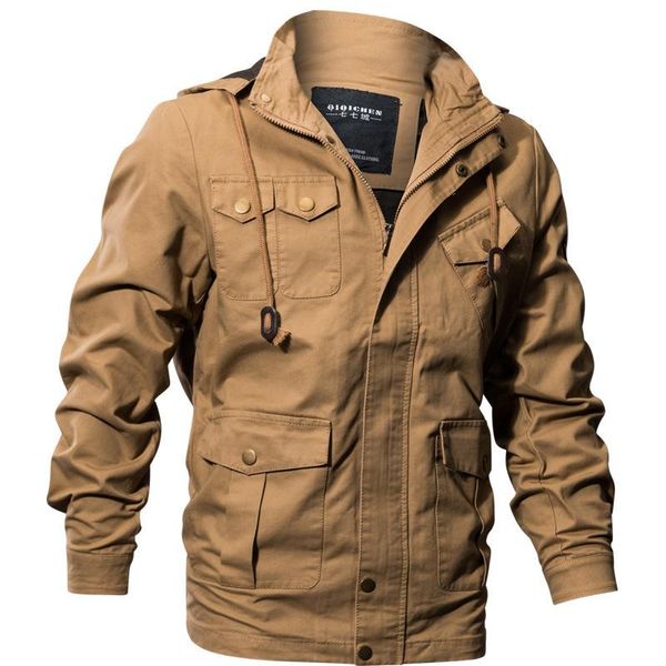 men's jackets men army clothes windbreaker military field mens winter/autumn waterproof flight pilot coat hoodie three colors, Black;brown
men's jackets men army clothes windbreaker military field mens winter/autumn waterproof flight pilot coat hoodie three colors, Black;brown