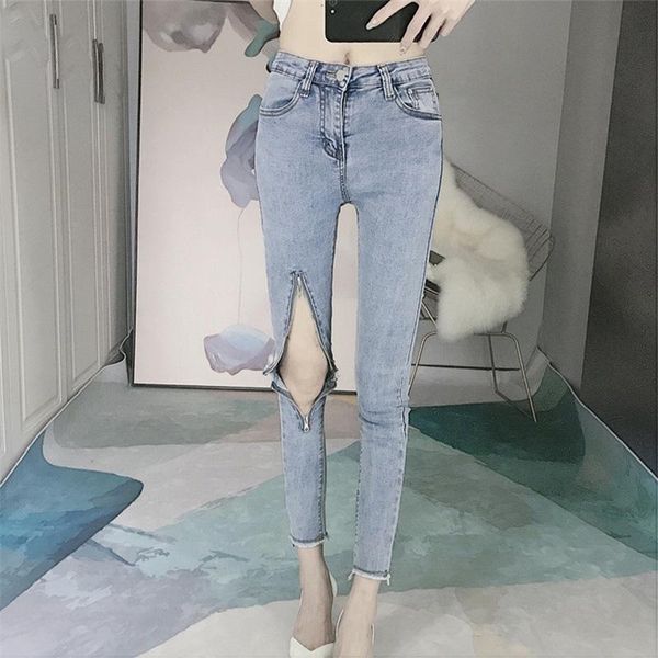 vintage ripped hole denim jeans womens slim high waisted ankle- length casual skinny cut pencil pants plus size women's, Blue
vintage ripped hole denim jeans womens slim high waisted ankle- length casual skinny cut pencil pants plus size women's, Blue
