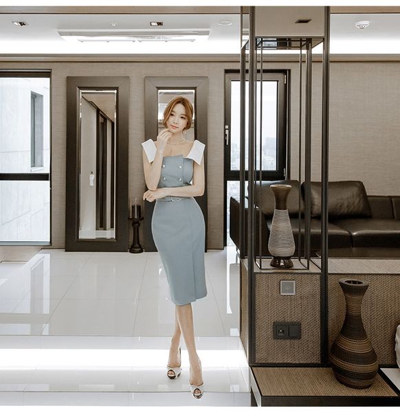 casual dresses summer office bandage dress women short sleeve slash neck vintage bodycon pencil ladies vestidos festa frtl, Black;gray
casual dresses summer office bandage dress women short sleeve slash neck vintage bodycon pencil ladies vestidos festa frtl, Black;gray