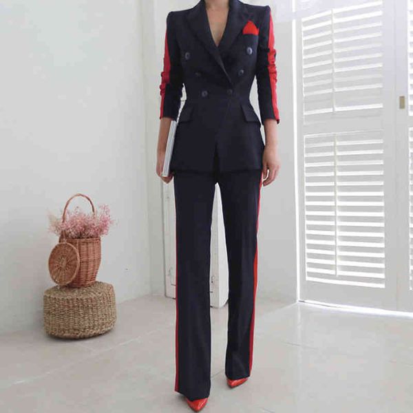 women's two piece pants set women's fashion long-sleeved temperament two-piece suit jacket + slim trousers set autumn and winter 9, White
women's two piece pants set women's fashion long-sleeved temperament two-piece suit jacket + slim trousers set autumn and winter 9, White