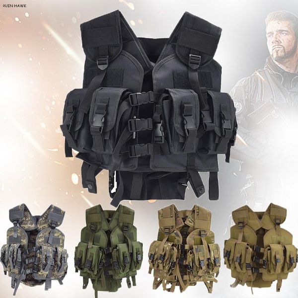 outdoor cs game paintball vest military equipment camouflage army combat protective 600d oxford fabric hunting jackets, Camo;black
outdoor cs game paintball vest military equipment camouflage army combat protective 600d oxford fabric hunting jackets, Camo;black