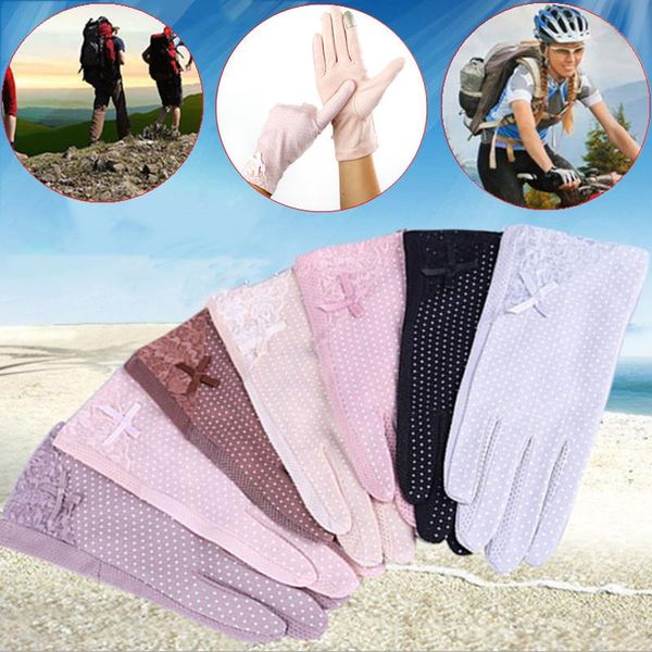 five fingers gloves 1 pair driving summer sunscreen women drive girls lady thin cotton decent lace sun uv resistant touch screen, Blue;gray
five fingers gloves 1 pair driving summer sunscreen women drive girls lady thin cotton decent lace sun uv resistant touch screen, Blue;gray