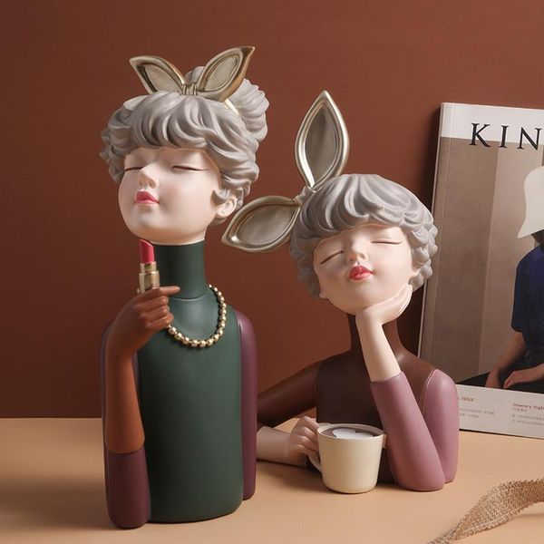 decorative objects & figurines nordic luxury art figurine set living room creative doll gift for valentine's day home decoration christ
decorative objects & figurines nordic luxury art figurine set living room creative doll gift for valentine's day home decoration christ