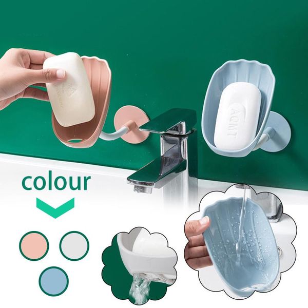 soap dishes rotatable holder not punched shell-shape self draining dish installable family bathroom drain box 2021
soap dishes rotatable holder not punched shell-shape self draining dish installable family bathroom drain box 2021