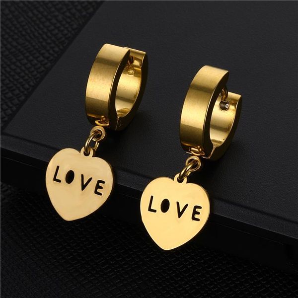 dangle & chandelier fashion titanium steel earrings love pendants round stainless factory outlet, Silver
dangle & chandelier fashion titanium steel earrings love pendants round stainless factory outlet, Silver