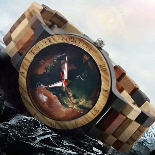 wristwatches natural wood watch men quartz watches the earth world planet design wooden band male wristwatch clock man boys relogio masculin, Slivery;brown
wristwatches natural wood watch men quartz watches the earth world planet design wooden band male wristwatch clock man boys relogio masculin, Slivery;brown