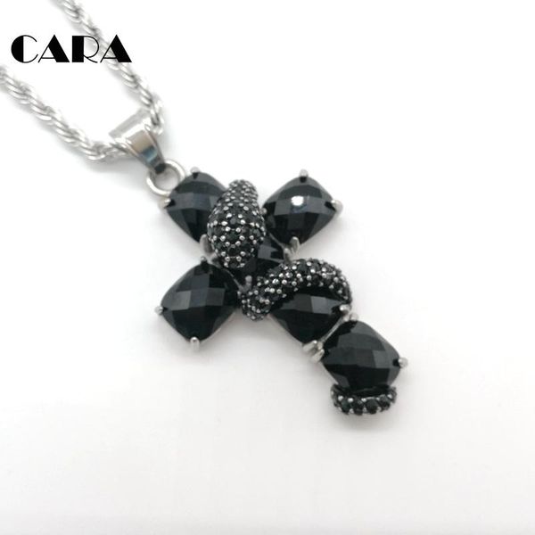 pendant necklaces 2021 black natural stones snake cross necklace womens fashion full jewelry cara0541, Silver
pendant necklaces 2021 black natural stones snake cross necklace womens fashion full jewelry cara0541, Silver