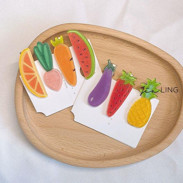 hair accessories 7pair/bag fruit and vegetable hairpin ins childlike watermelon carrot bangs clip broken girl heart side plus, Slivery;white
hair accessories 7pair/bag fruit and vegetable hairpin ins childlike watermelon carrot bangs clip broken girl heart side plus, Slivery;white