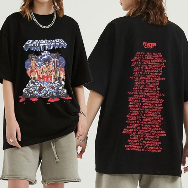 men's t-shirts t-shirt à manches courtes pour homme vêtement en décontracté avec musique style hip-hop rap playboi carti vintage esthét, White;black
men's t-shirts t-shirt à manches courtes pour homme vêtement en décontracté avec musique style hip-hop rap playboi carti vintage esthét, White;black