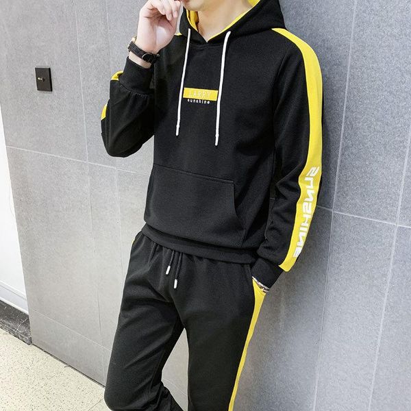 men's tracksuits men's casual suit men spring korean-style trend handsome hoodie teenager two-piece set long-sleeved coat, Gray
men's tracksuits men's casual suit men spring korean-style trend handsome hoodie teenager two-piece set long-sleeved coat, Gray