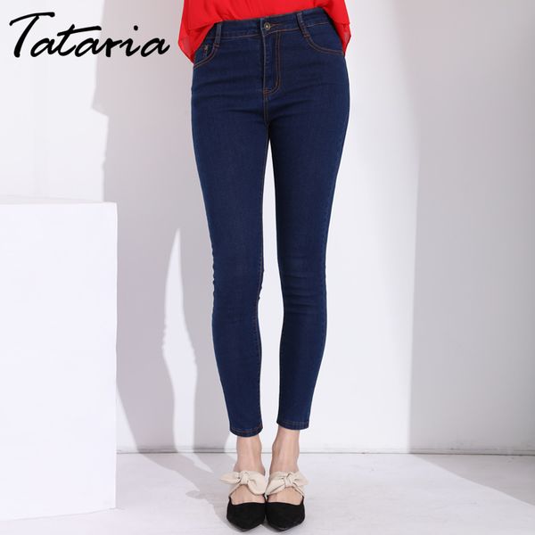 tataria jeans woman high waist skinny pencil causal for women plus size elastic feminino denim pants jean femme 210514, Blue
tataria jeans woman high waist skinny pencil causal for women plus size elastic feminino denim pants jean femme 210514, Blue