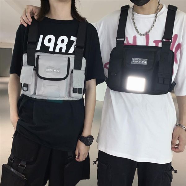 fashion hip hop crossbody shoulder chest bag for women and men casual oxford solid color vest waist packs multi-pocket purse bags
fashion hip hop crossbody shoulder chest bag for women and men casual oxford solid color vest waist packs multi-pocket purse bags