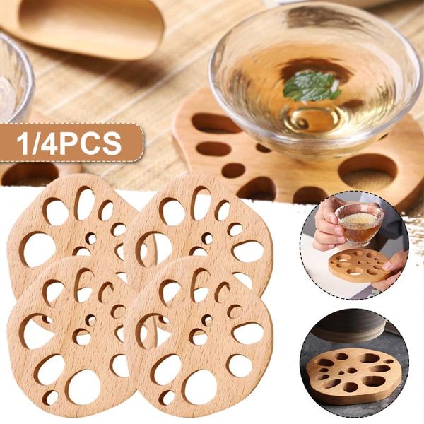 mats & pads 1/4pcs style creative lotus root coasters mat wooden round cup table tea coffee mug placemat insulation kitchen accessories
mats & pads 1/4pcs style creative lotus root coasters mat wooden round cup table tea coffee mug placemat insulation kitchen accessories