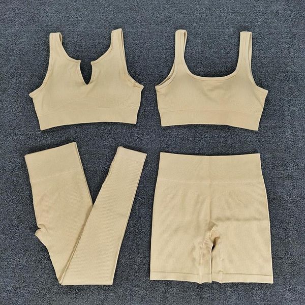 yoga outfit solid seamless sport set women 4piece u o crop bra high waist leggings sportsuit workout fitness gym wear
yoga outfit solid seamless sport set women 4piece u o crop bra high waist leggings sportsuit workout fitness gym wear