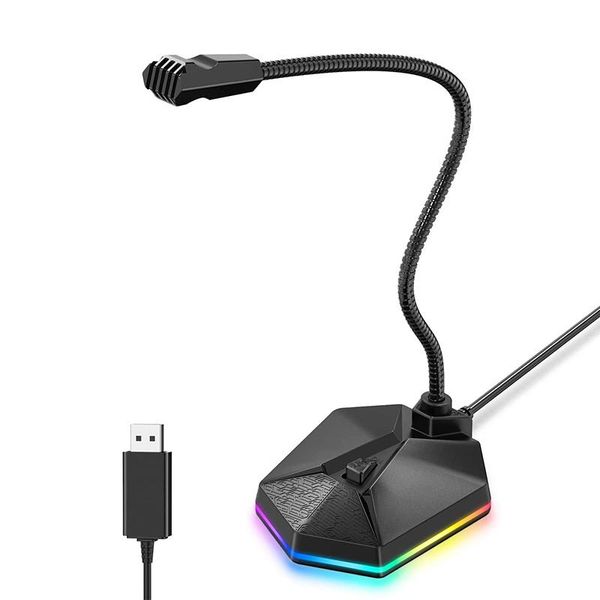 microphones usb microphone for computer games, rgb omni-directional capacitor, with noise elimination, plug and play, suitable desktop
microphones usb microphone for computer games, rgb omni-directional capacitor, with noise elimination, plug and play, suitable desktop