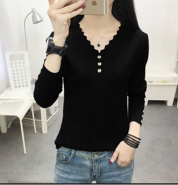 women's sweaters anti-pilling fabric v-neck sweater women loose korean version of the spring and autumn pullover bottoming shirt, White;black
women's sweaters anti-pilling fabric v-neck sweater women loose korean version of the spring and autumn pullover bottoming shirt, White;black