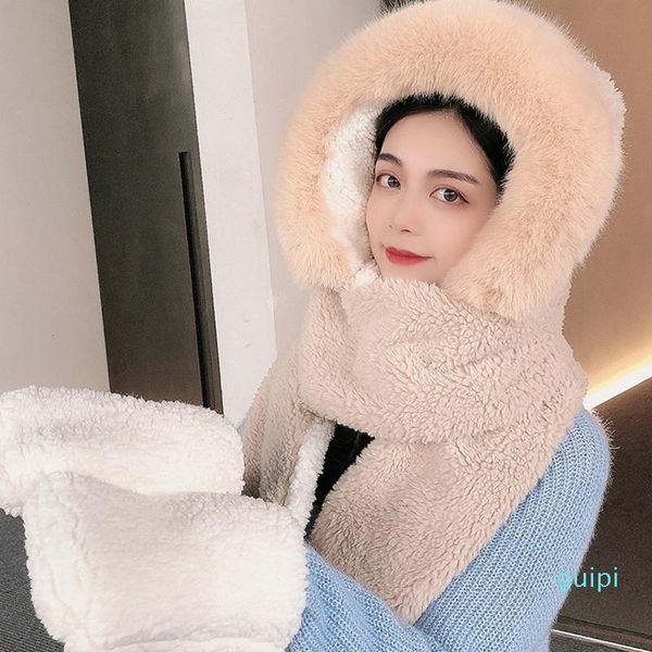 caps women winter plush 3 in 1 scarf hat gloves set contrast color cartoon ears earflap cap neck warmer mittens, Blue;gray
caps women winter plush 3 in 1 scarf hat gloves set contrast color cartoon ears earflap cap neck warmer mittens, Blue;gray