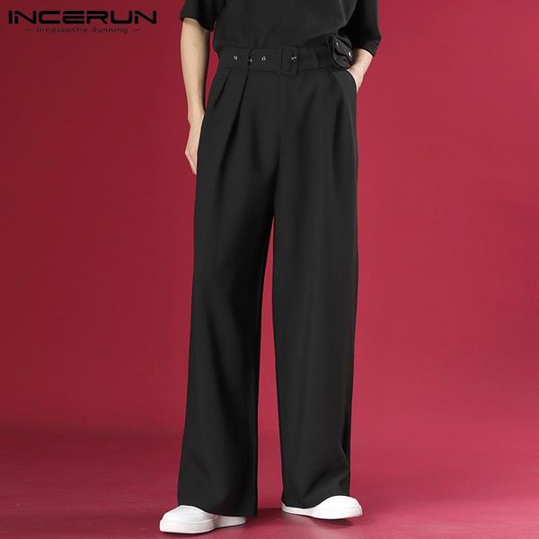 men's pants incerun 2021 fashionable high waist for men casual street wear loose trouser stylish wide leg pant 2colors s-5xl, Black
men's pants incerun 2021 fashionable high waist for men casual street wear loose trouser stylish wide leg pant 2colors s-5xl, Black