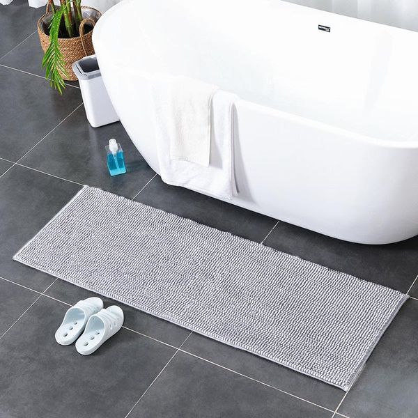 bath mats microfiber anti slip mat bathroom carpet water absorption bathtub rugs chenille floor living room carpets 50x140cm
bath mats microfiber anti slip mat bathroom carpet water absorption bathtub rugs chenille floor living room carpets 50x140cm