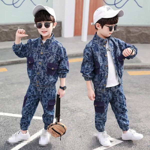 boys clothing sets boy suit kids outfits spring autumn denim long sleeve jackets coats trousers pants 2pcs fashion b4804, White
boys clothing sets boy suit kids outfits spring autumn denim long sleeve jackets coats trousers pants 2pcs fashion b4804, White