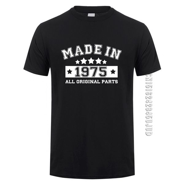 made in 1975 men t shirt summer cotton o neck birthday gift tshirt funny man t-shirts 210716, White;black
made in 1975 men t shirt summer cotton o neck birthday gift tshirt funny man t-shirts 210716, White;black