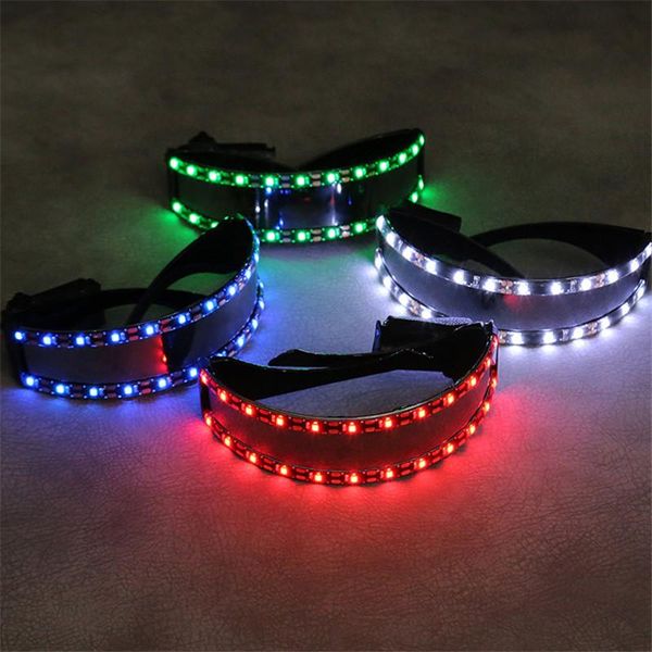 rave festivals led glasses luminous eyeglasses dance costumes stage wears glowing props party show robot men projector decoration
rave festivals led glasses luminous eyeglasses dance costumes stage wears glowing props party show robot men projector decoration