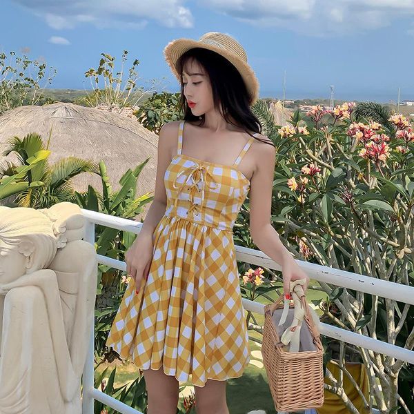 swimsuit fused female trendy 2021 korean swimwear vogue women's separate ladies high waist bikini cute sun yellow lattice two-piece sui
swimsuit fused female trendy 2021 korean swimwear vogue women's separate ladies high waist bikini cute sun yellow lattice two-piece sui