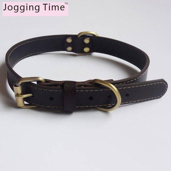 adjustable strong leather dogs collar for large medium dog soft pet with copper buckle brown color collars & leashes
adjustable strong leather dogs collar for large medium dog soft pet with copper buckle brown color collars & leashes