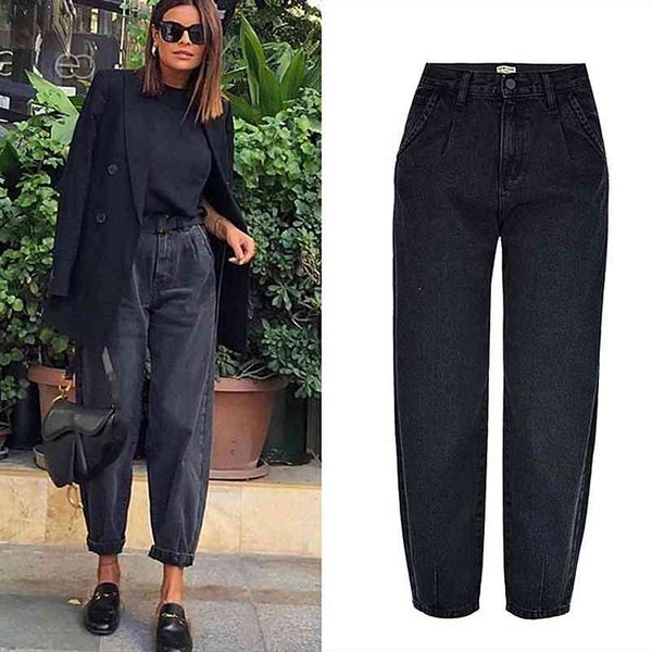 women's jeans spring autumn fashion cotton denim jeans women high waist black retro harem washed office lady casual female k344 az4u, Blue
women's jeans spring autumn fashion cotton denim jeans women high waist black retro harem washed office lady casual female k344 az4u, Blue
