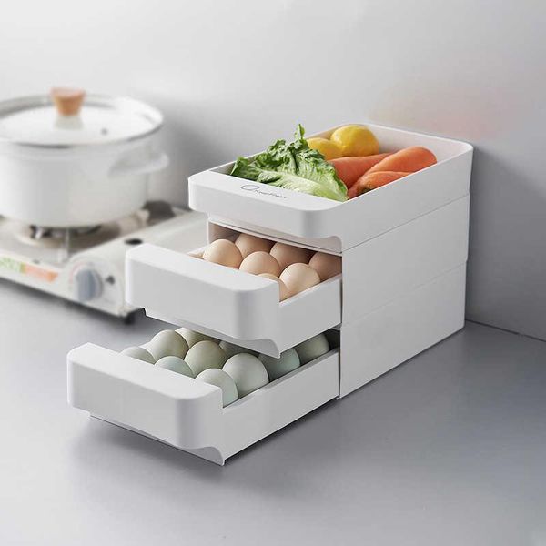 storage bottles & jars tray storage-box refrigerator-eggs-organizer drawer-type cuisine plastic kitchen rangement
storage bottles & jars tray storage-box refrigerator-eggs-organizer drawer-type cuisine plastic kitchen rangement
