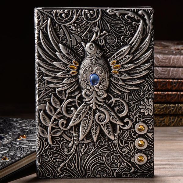 notepads notebook european retro three-dimensional embossed phoenix custom pu notepad travel diary book + pen, Purple;pink
notepads notebook european retro three-dimensional embossed phoenix custom pu notepad travel diary book + pen, Purple;pink