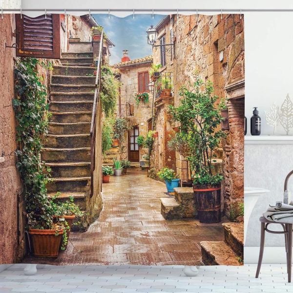shower curtains italian curtain view of old mediterranean street with stone rock houses in city rural print cloth fabric bathroom
shower curtains italian curtain view of old mediterranean street with stone rock houses in city rural print cloth fabric bathroom