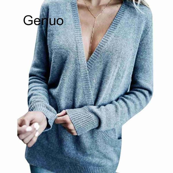 women jersey sweater long sleeve casual pullovers cross v neck winter autumn threaded patchwork women's sweaters, White;black
women jersey sweater long sleeve casual pullovers cross v neck winter autumn threaded patchwork women's sweaters, White;black