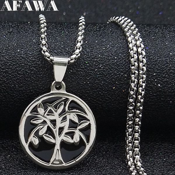 tree of life stainless steel necklaces women jewelry black silver color acero inoxidable joyeria mujer 19016 pendant
tree of life stainless steel necklaces women jewelry black silver color acero inoxidable joyeria mujer 19016 pendant