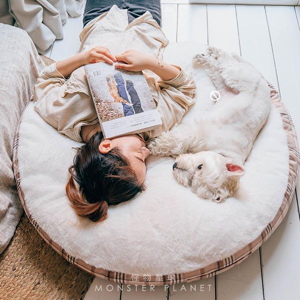 round universal cat bed cushion cotton warm rug accessories furniture products pet beds cama para gato supplies ek50mw
round universal cat bed cushion cotton warm rug accessories furniture products pet beds cama para gato supplies ek50mw