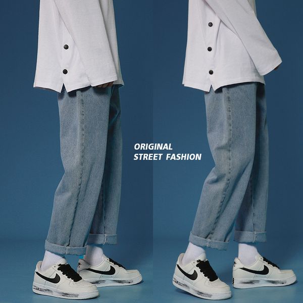 2021 autumn winter new straight jeans large fashion youth loose daddy men's blue
2021 autumn winter new straight jeans large fashion youth loose daddy men's blue