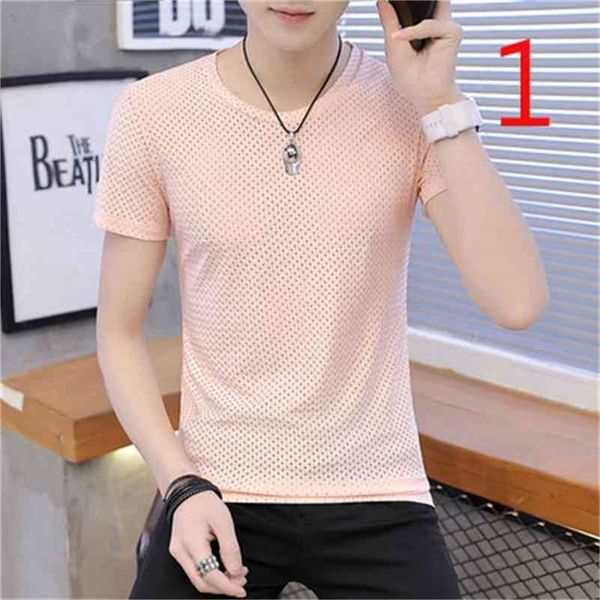short-sleeved t-shirt men's summer pure cotton half-sleeved trend 210420, White;black
short-sleeved t-shirt men's summer pure cotton half-sleeved trend 210420, White;black