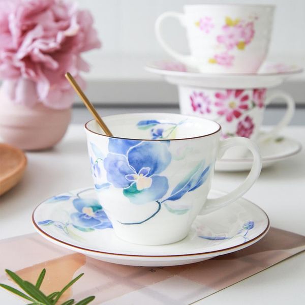cups & saucers european bone china coffee saucer set creative 230ml flowers ceramic afternoon tea party office drinking cup
cups & saucers european bone china coffee saucer set creative 230ml flowers ceramic afternoon tea party office drinking cup