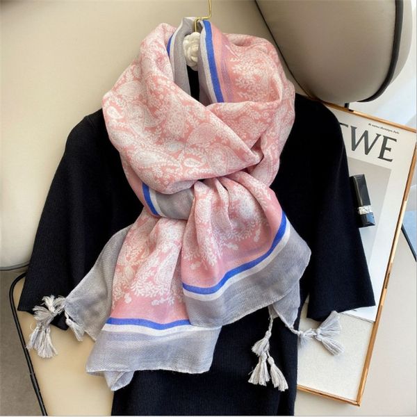 sarongs ladies silk scarf womens spring and autumn summer cotton linen sunscreen beach towel korean sweet beauty ribbon kerchief whole, Blue;gray
sarongs ladies silk scarf womens spring and autumn summer cotton linen sunscreen beach towel korean sweet beauty ribbon kerchief whole, Blue;gray